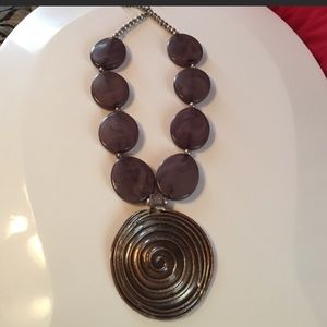 Bold statement necklace
